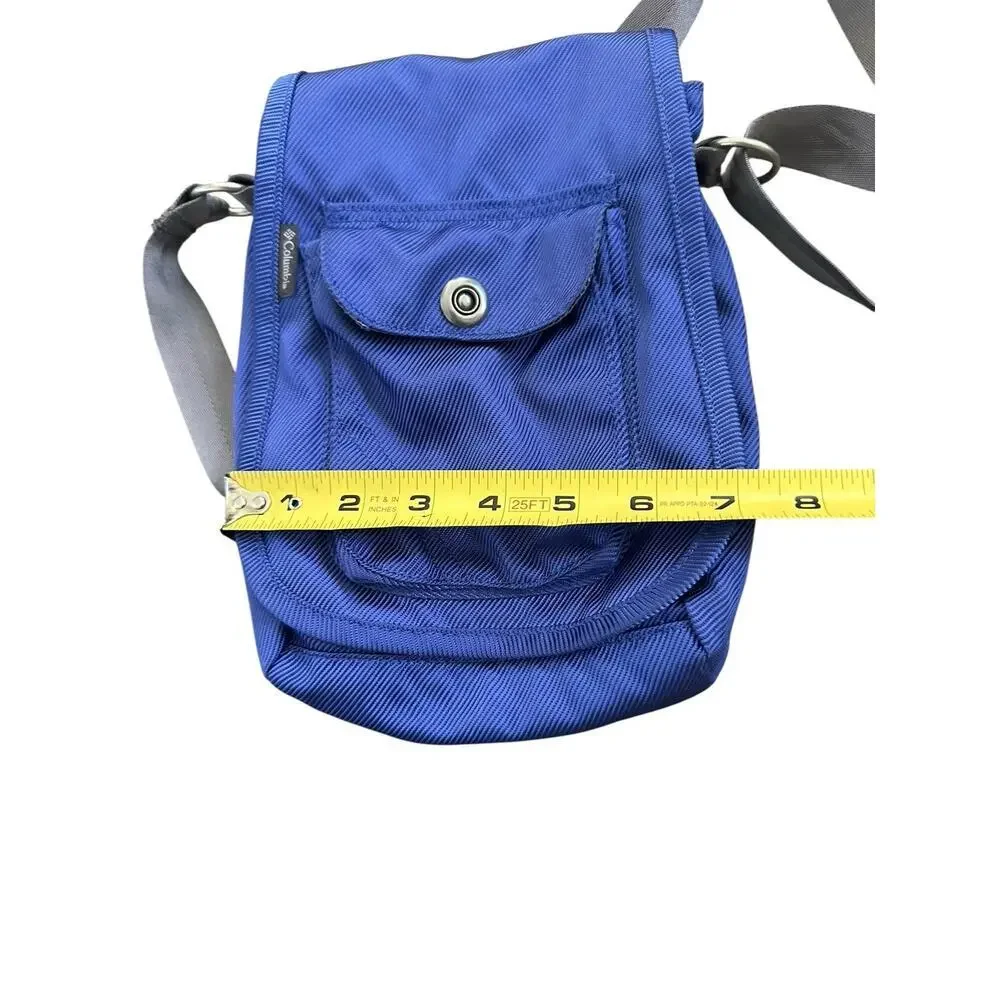 Columbia Azza nylon messenger bag travel Crossbody hiking purse Color Blue